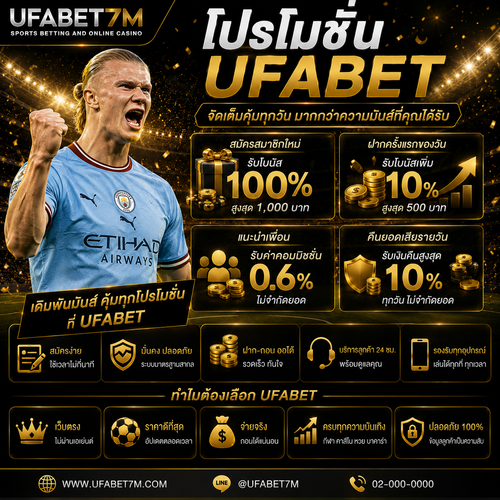 โปรโมชั่น UFABET รวมโปรแทงบอล พร้อมวิธีเลือกให้เหมาะกับการเล่น